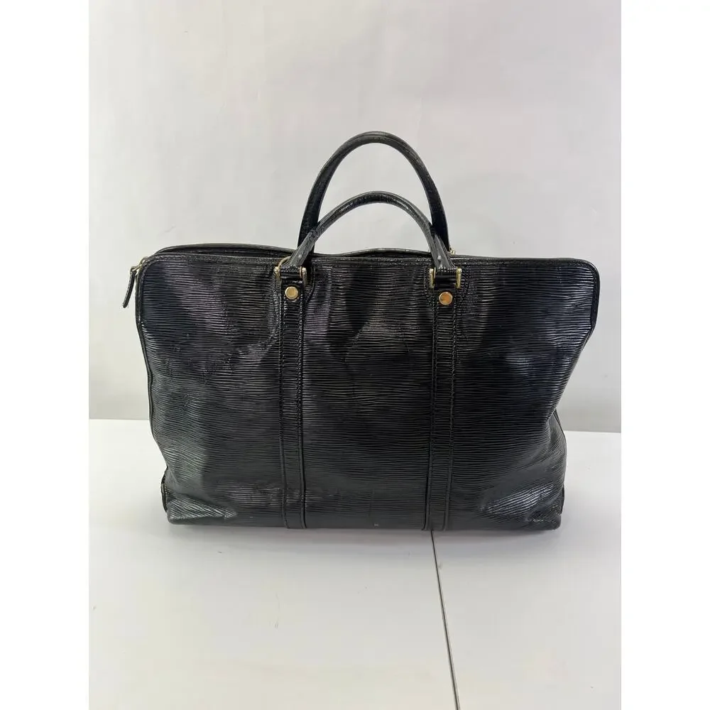 Vintage Calvin Klein Epi Leather Briefcase Document Case